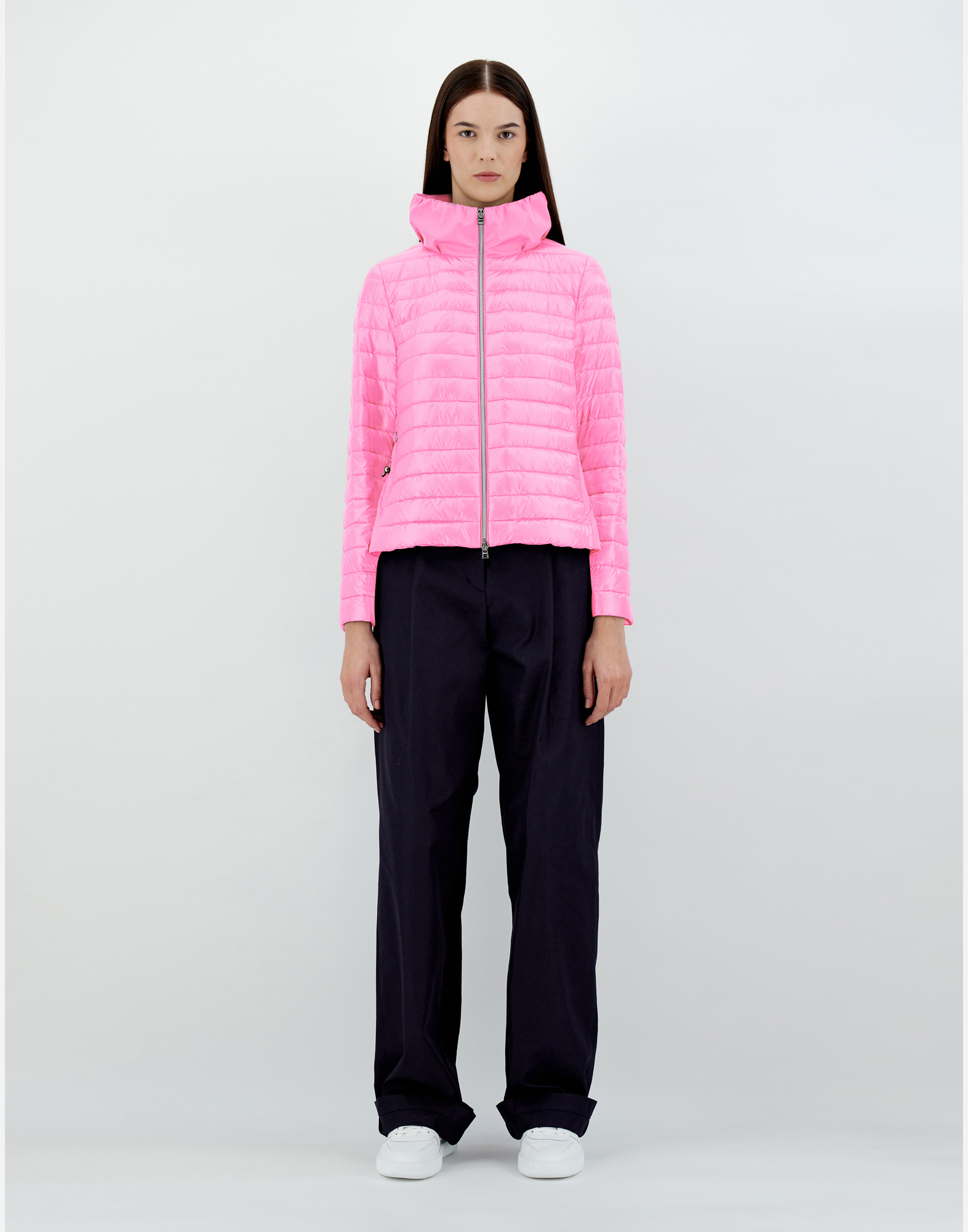 Shop Herno Nylon Ultralight ＆ Techno Taffetà ボンバージャケット In Pink