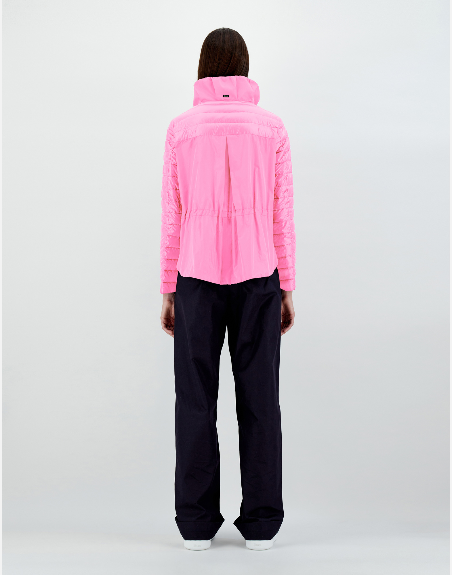 Shop Herno Nylon Ultralight ＆ Techno Taffetà ボンバージャケット In Pink