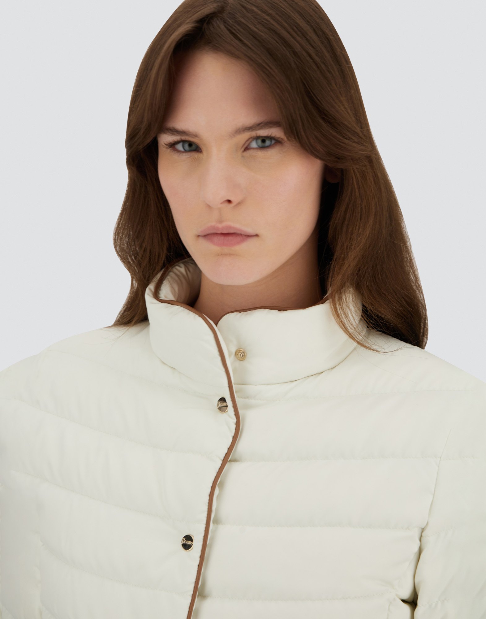 Herno Slim-fit Jacket In Arendelle In White