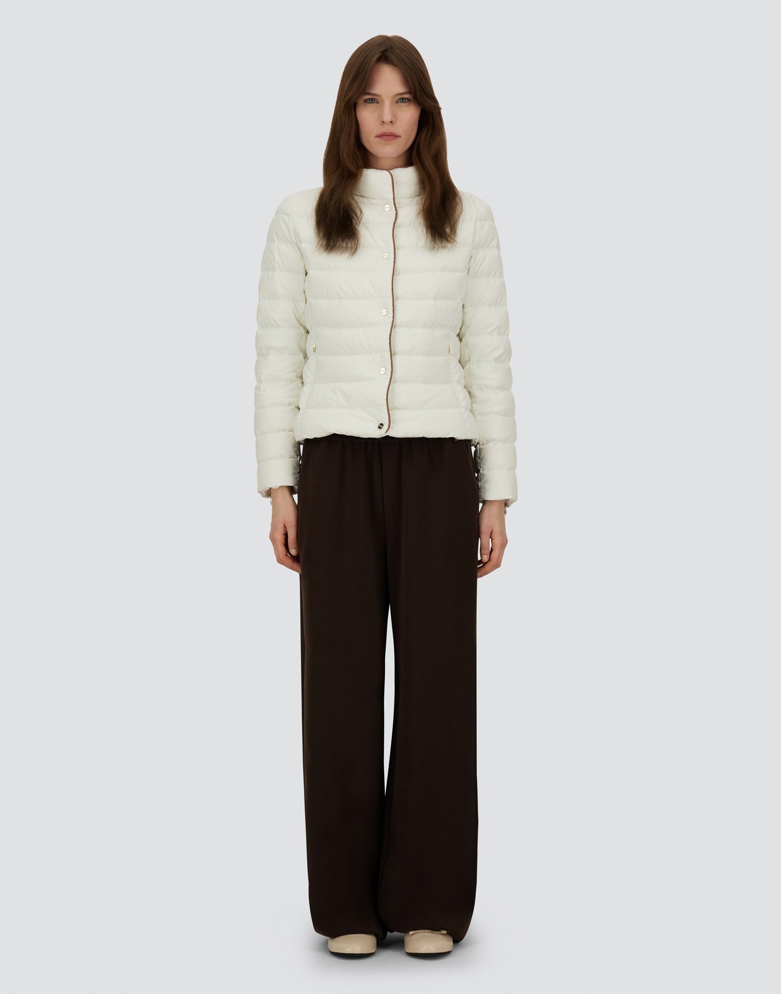 Herno Slim-fit Jacket In Arendelle In White