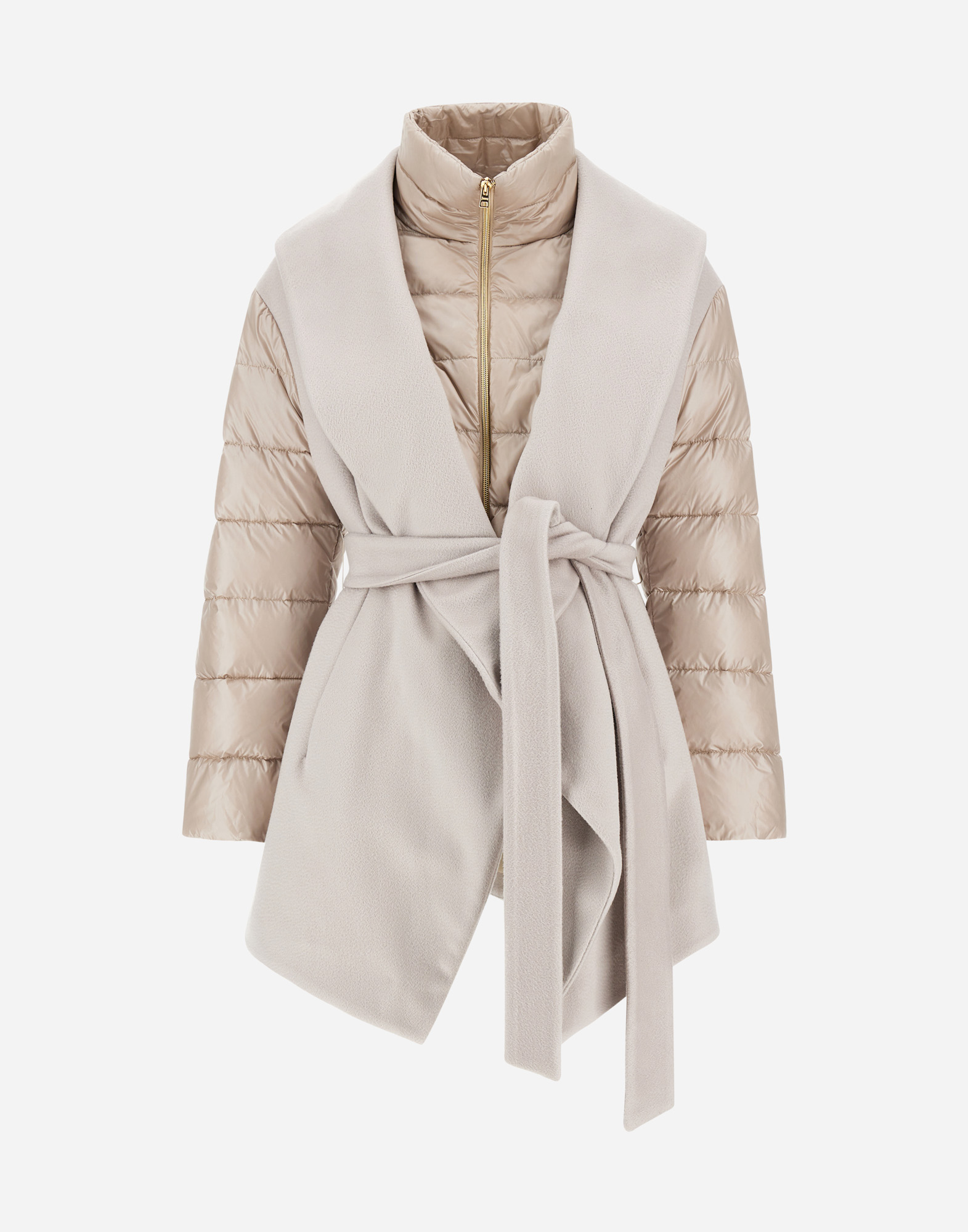 Herno Jacket In New Cashmere And Nylon Ultralight In Chantilly