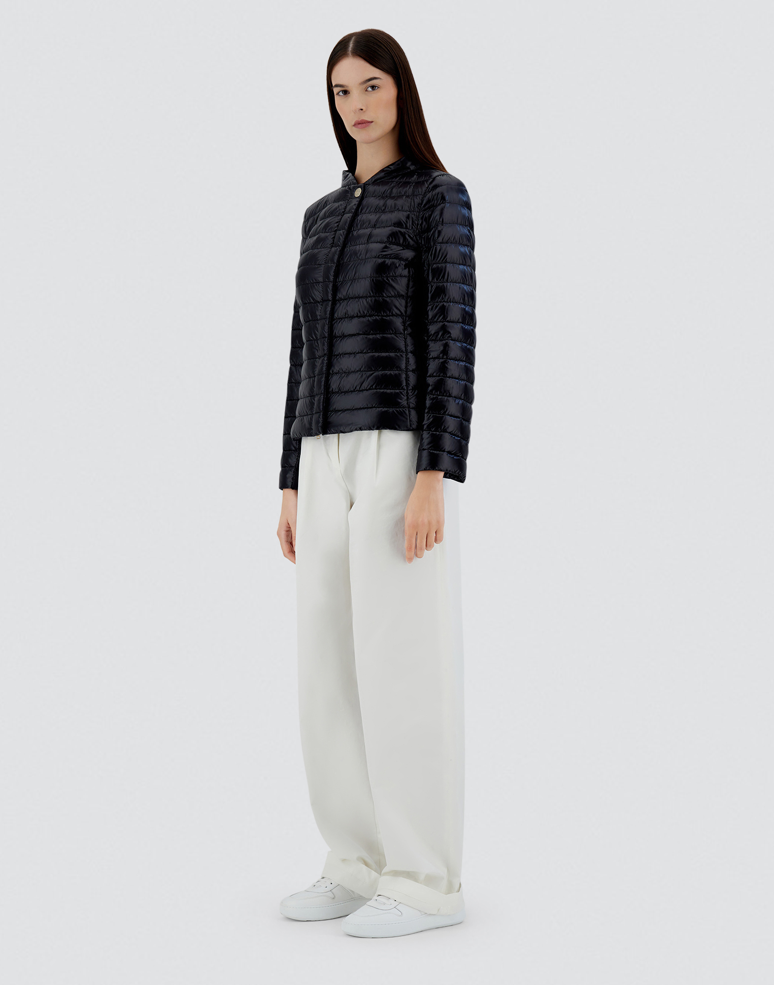 Herno Elena Quilted Down Jacket In Black