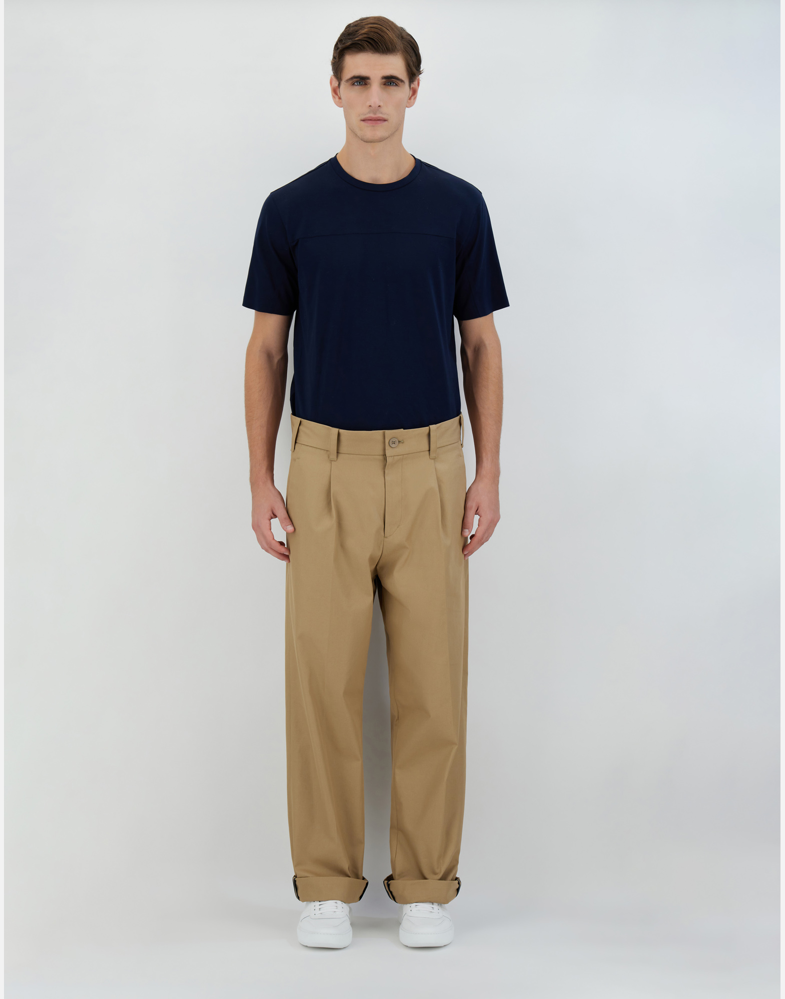 Herno Delon Trousers In Sand