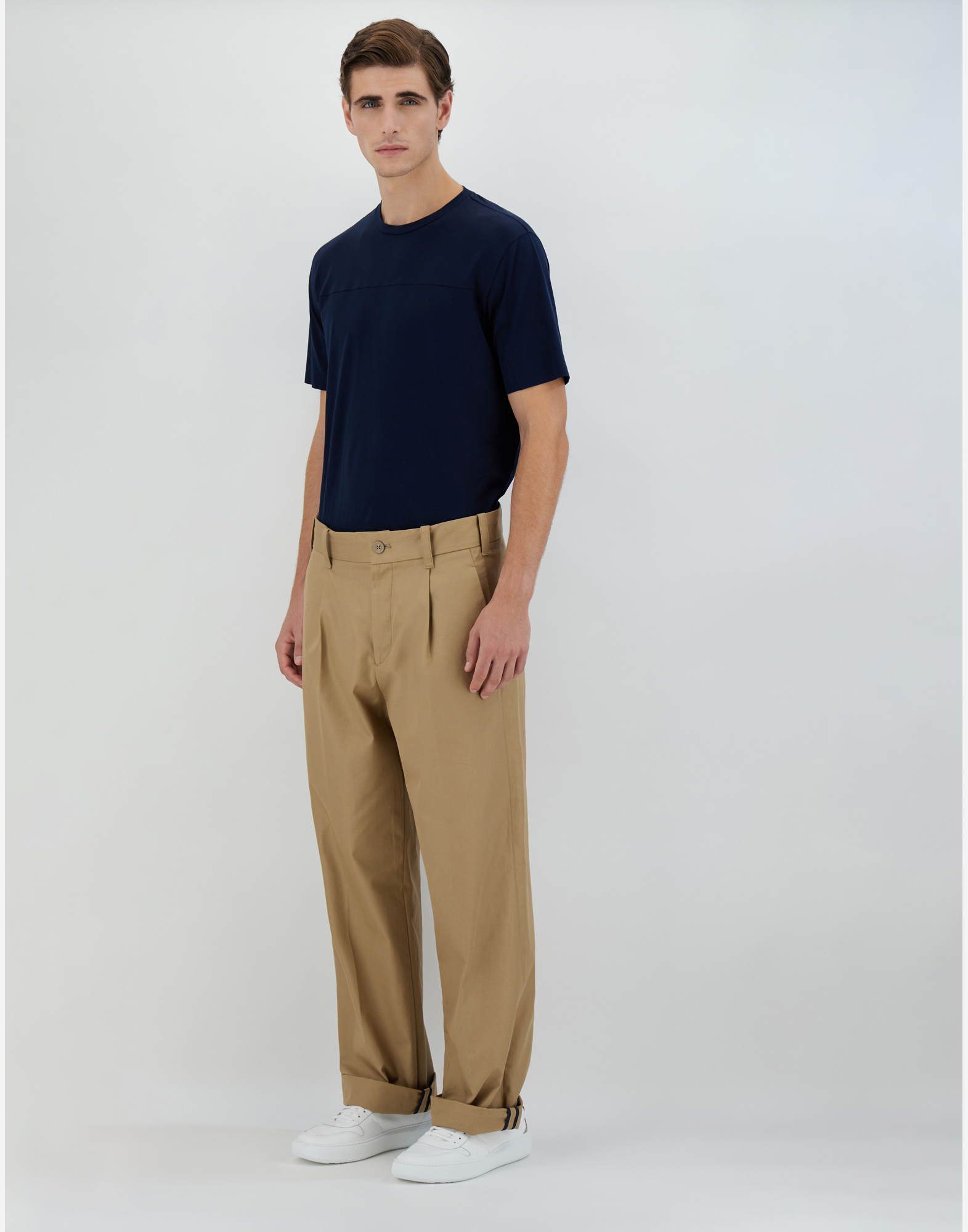 Herno Delon Trousers In Sand