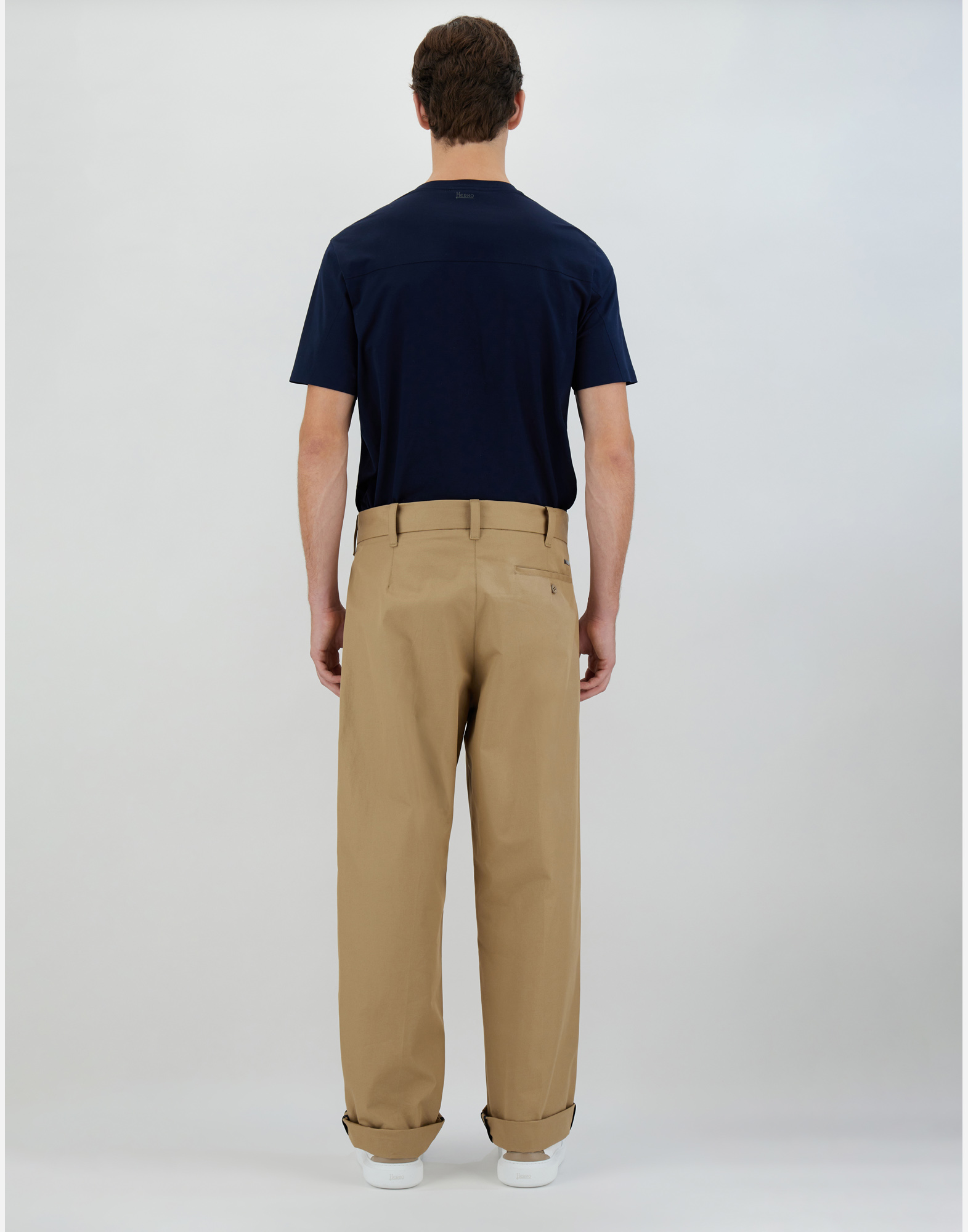 Herno Delon Trousers In Sand