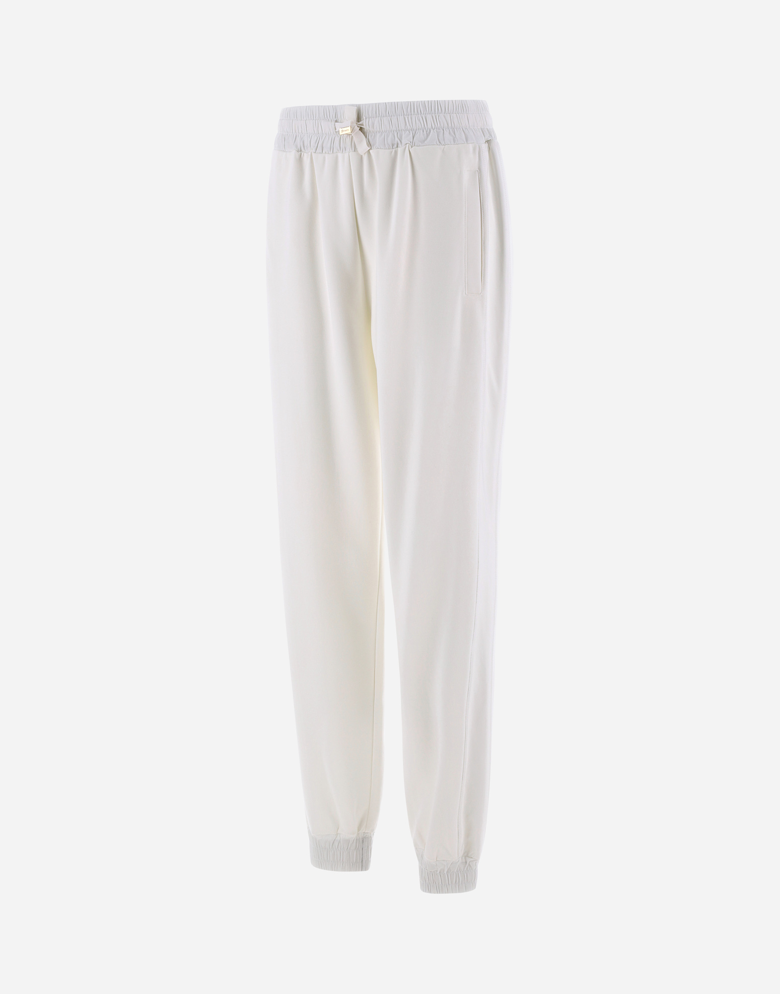 Shop Herno Viscose Sweater And Techno Taffetà Trousers In White