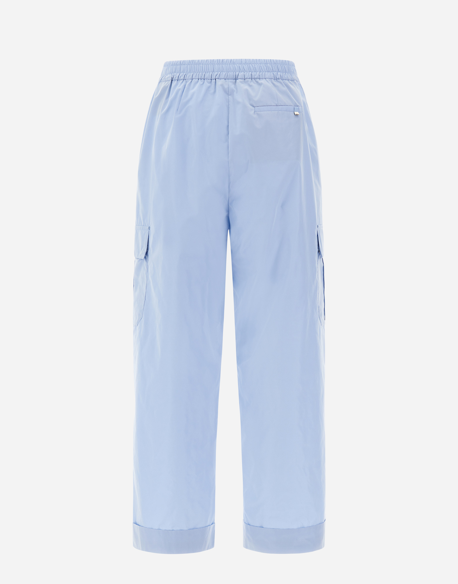 Herno New Techno Taffeta' カーゴパンツ In Light Blue