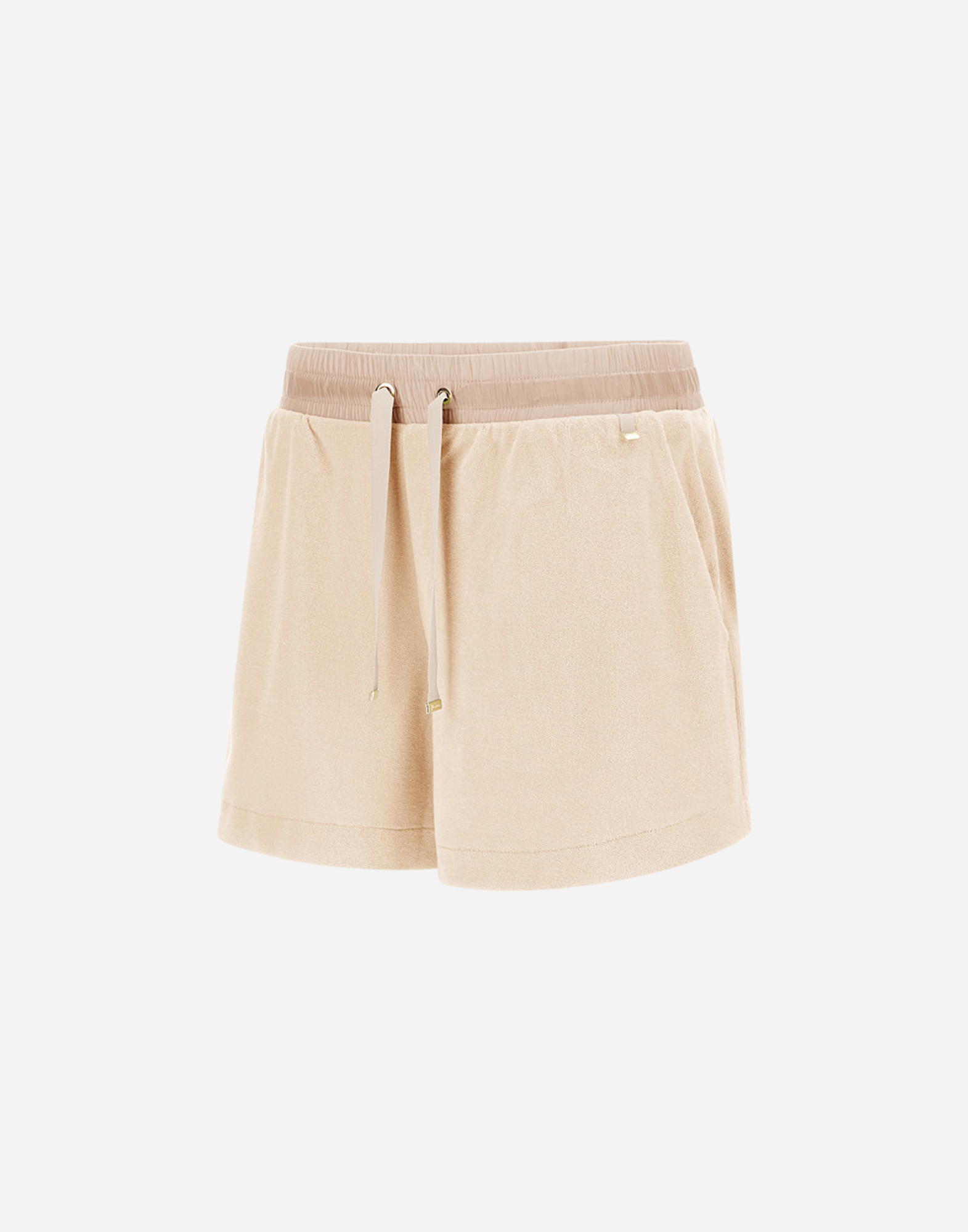 Herno Sponge Effect Sweater Shorts In Chantilly