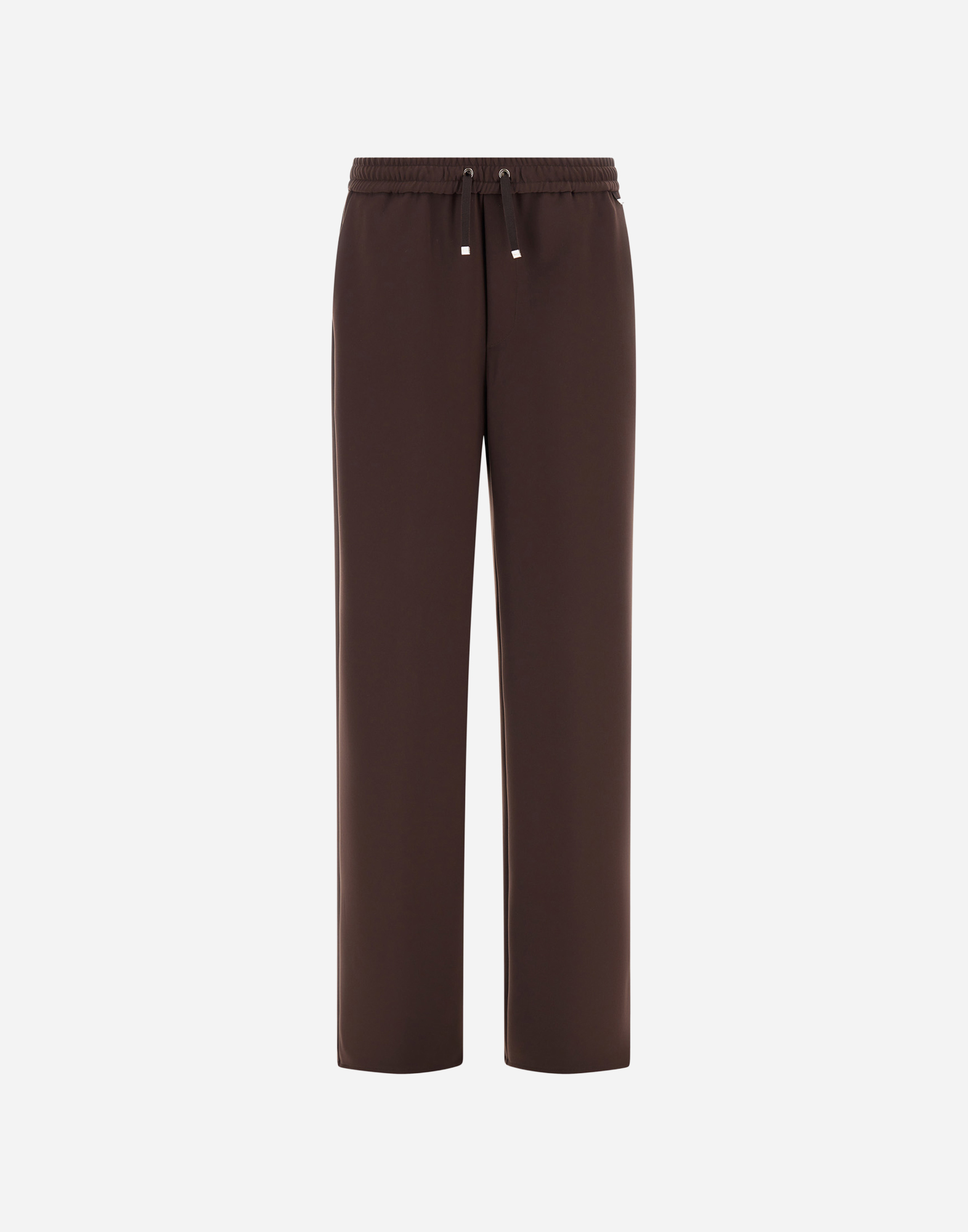 Herno Trousers In Matt Crepe Satin In Neutral