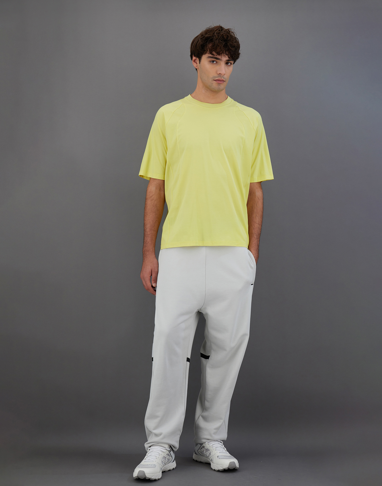 Herno Laminar Trousers In Cotton Sweater In Ice