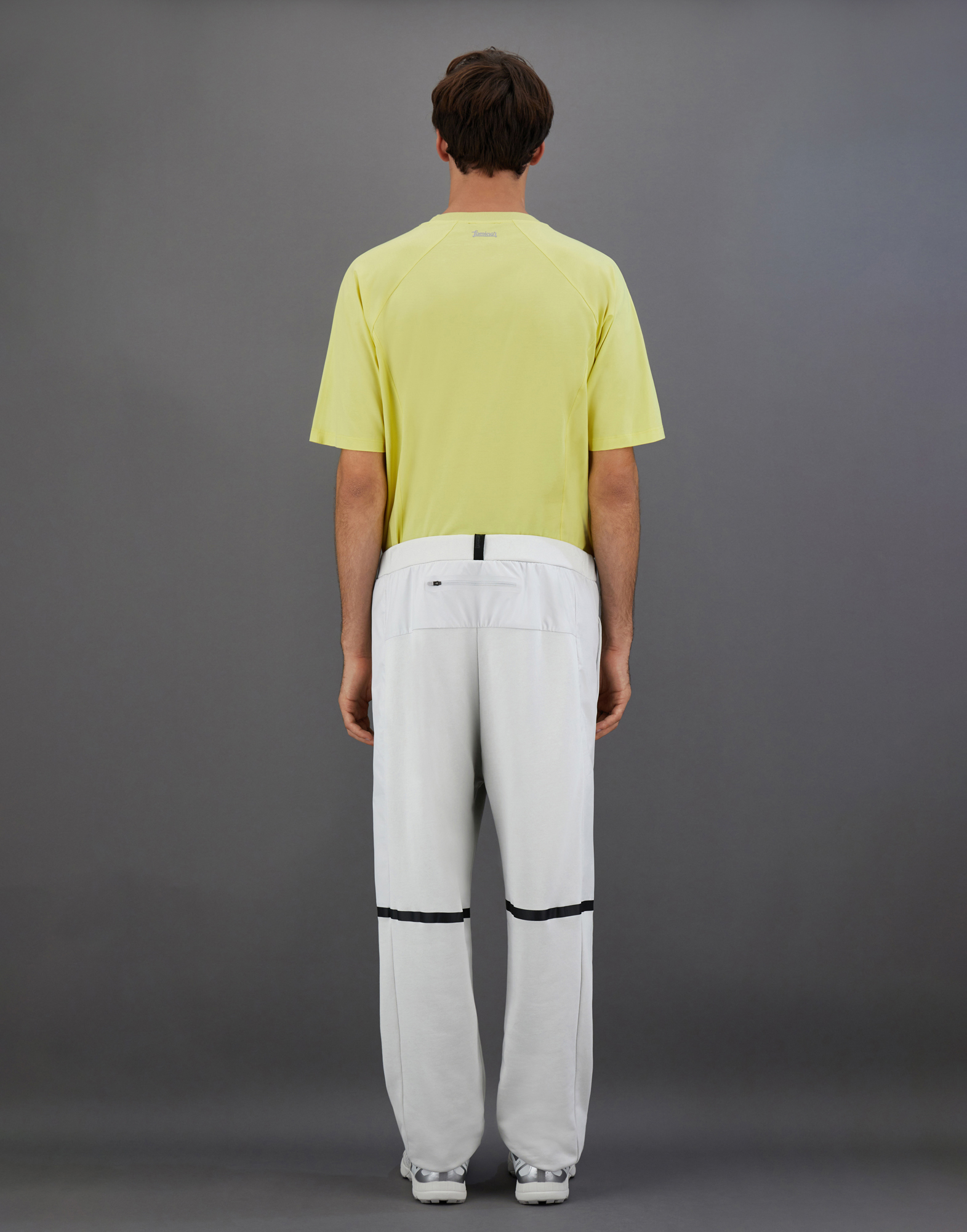 Herno Laminar Trousers In Cotton Sweater In Ice