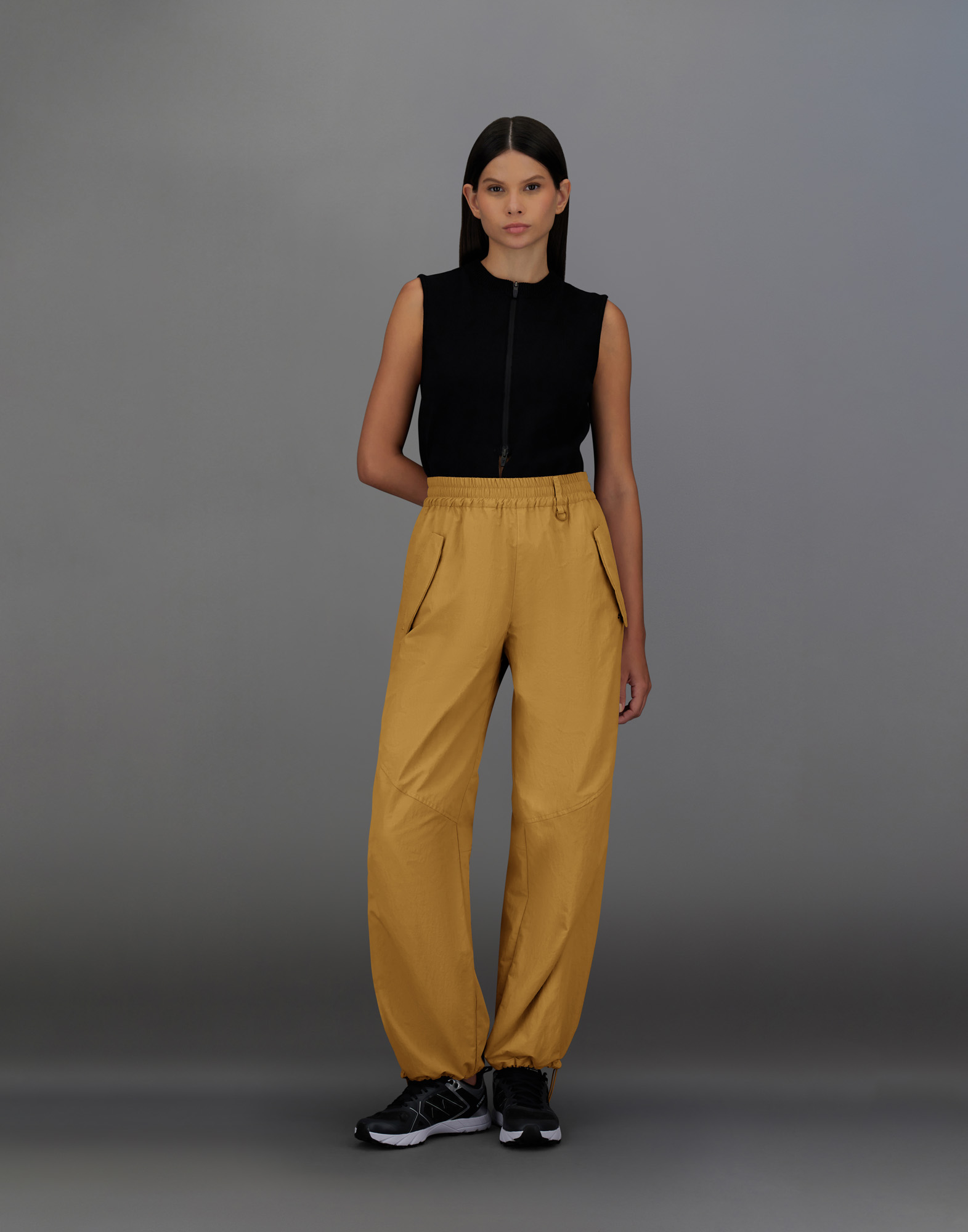 Herno Laminar Trousers In Tech-poplin In Light Brown