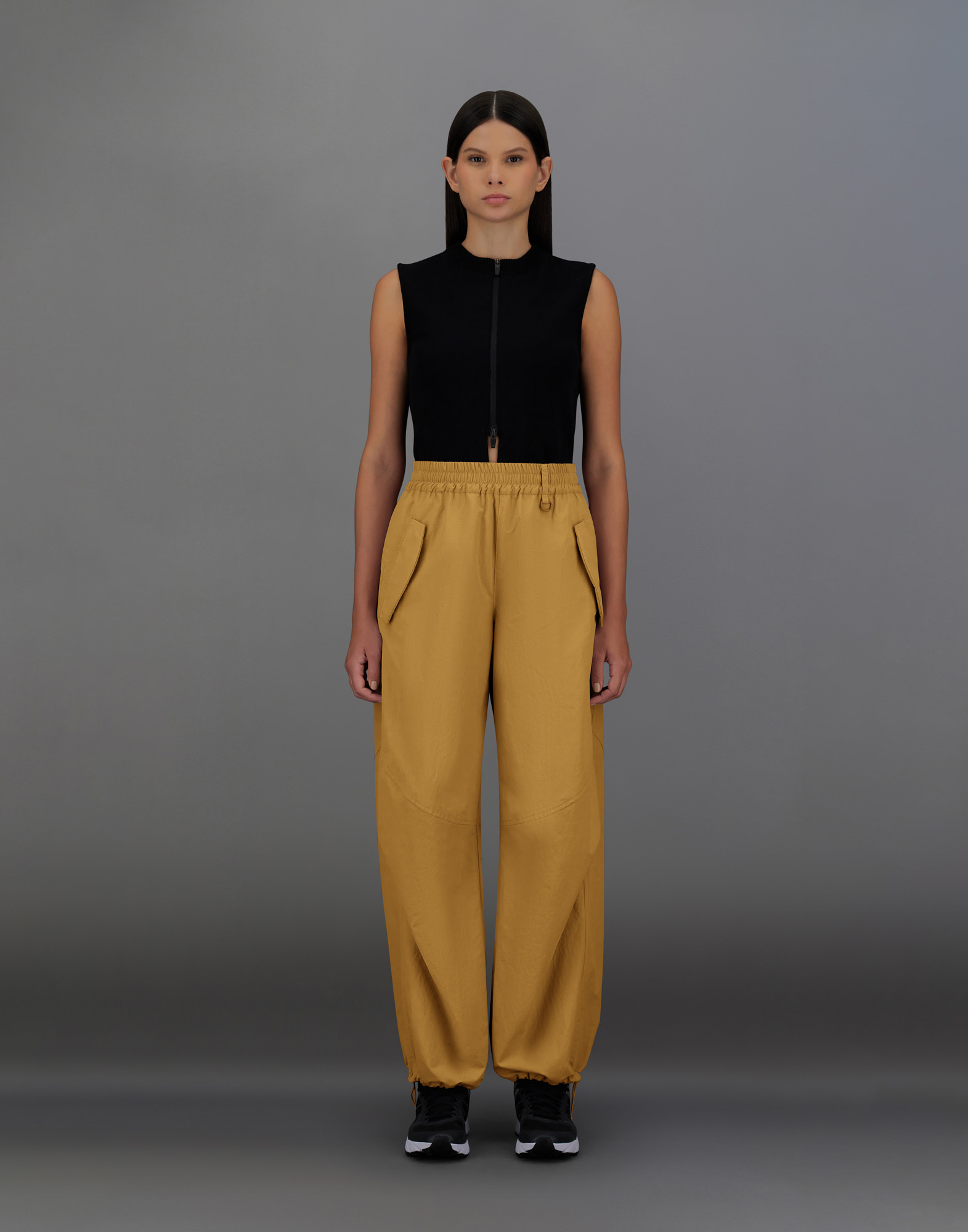 Herno Laminar Trousers In Tech-poplin In Light Brown