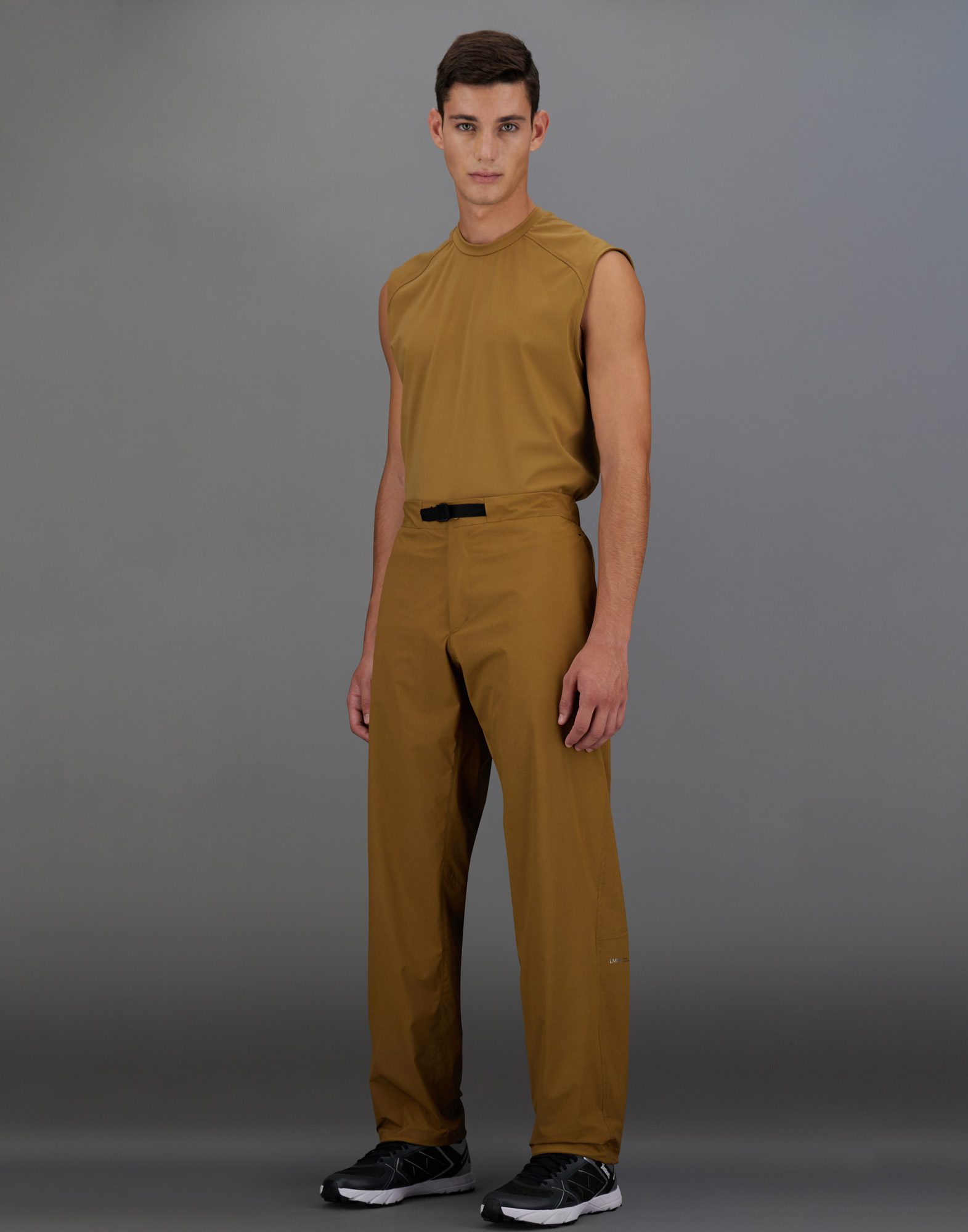 Herno Laminar Trousers In Extralight Stretch In Light Brown