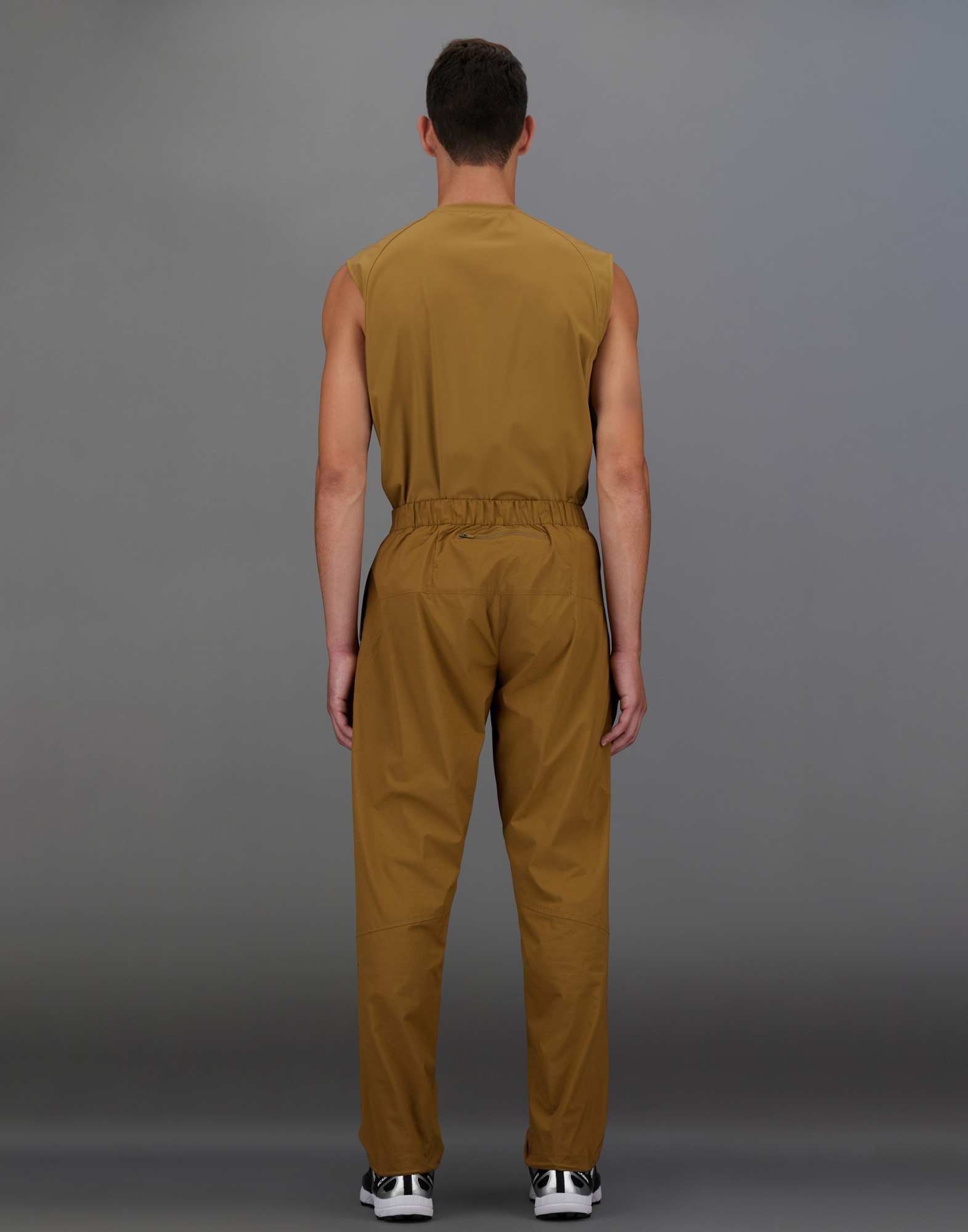 Herno Laminar Trousers In Extralight Stretch In Light Brown