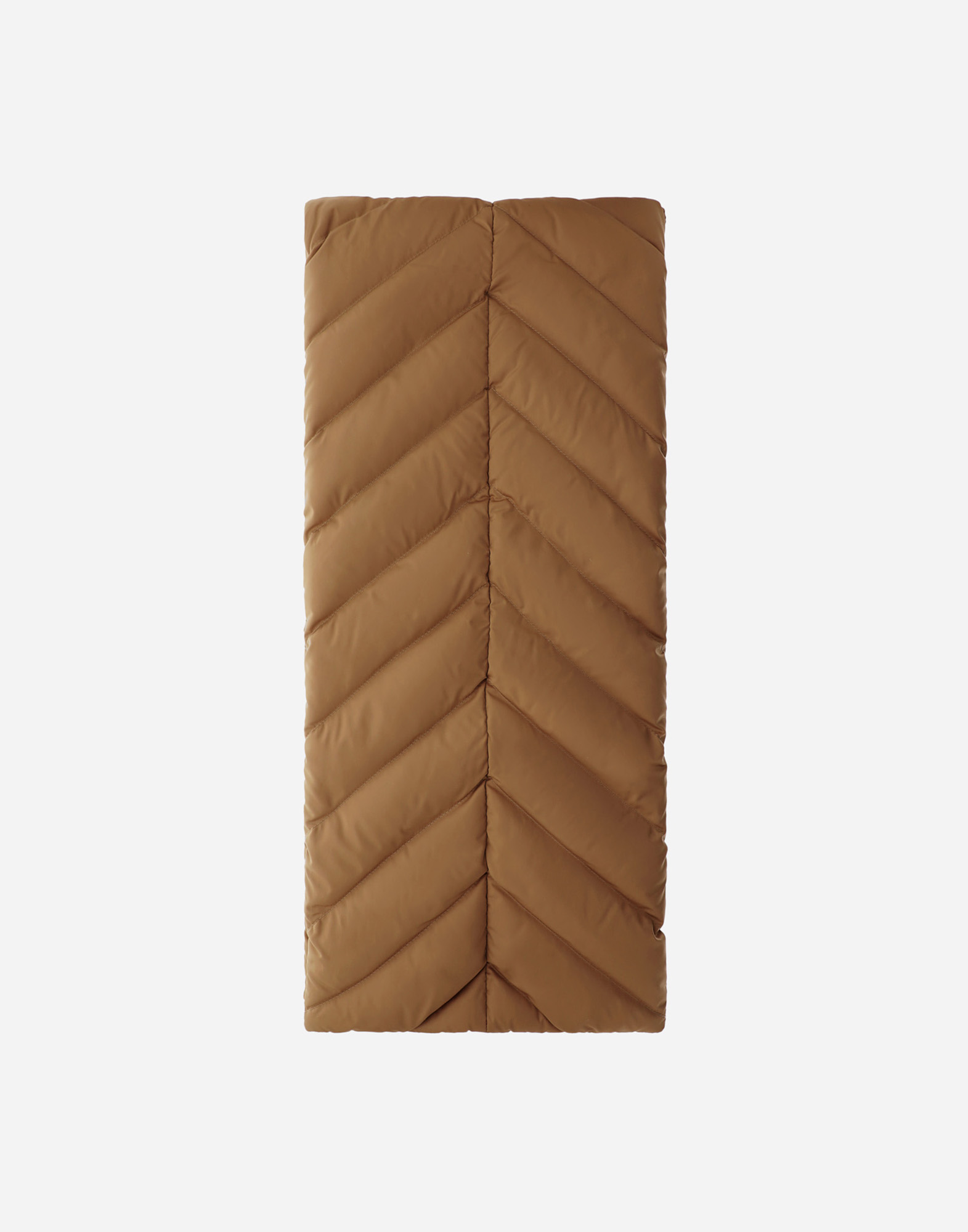 Herno Satin Scarf In Brown