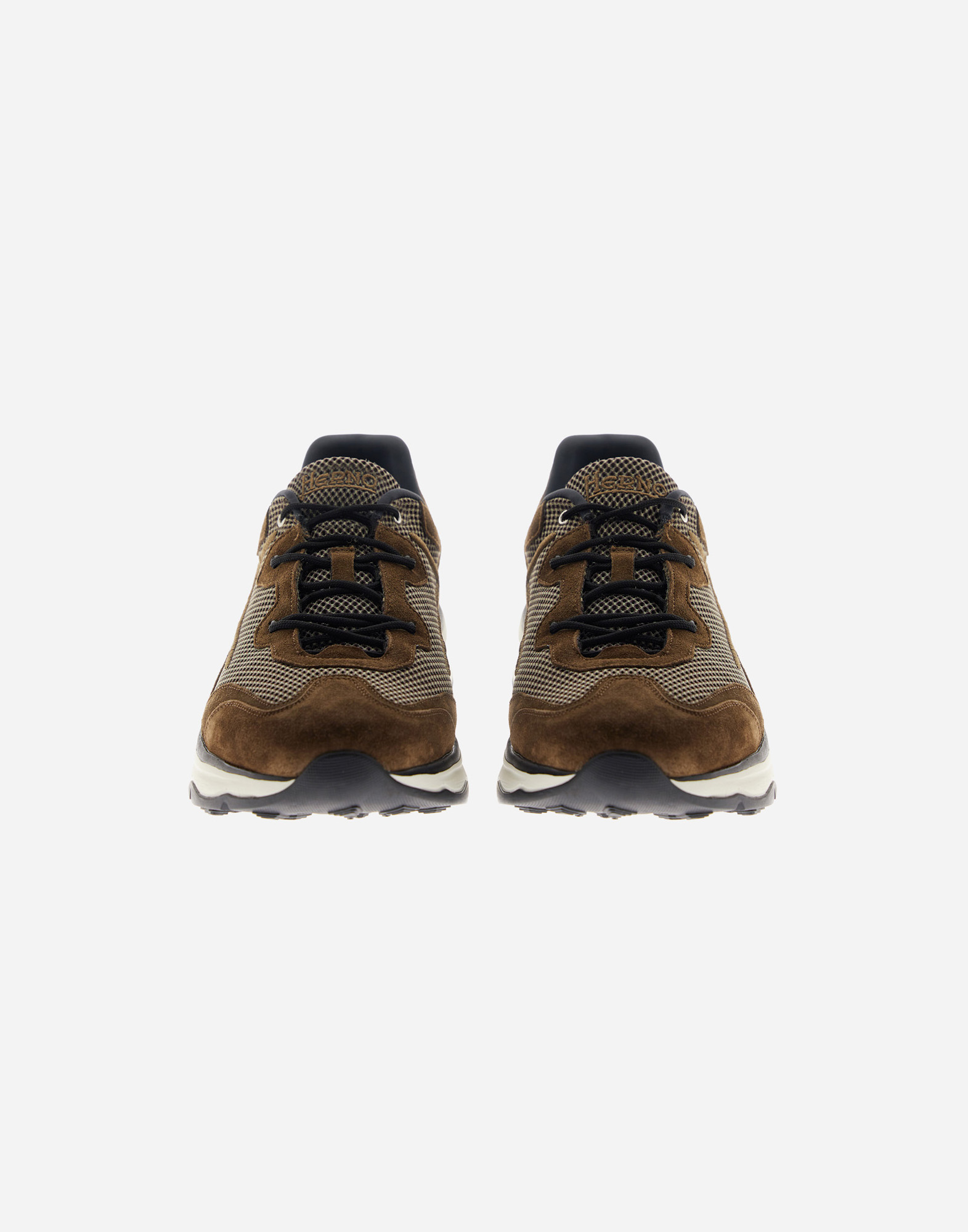 Herno Men Nylon Trainers With Rubberised Details In Multi