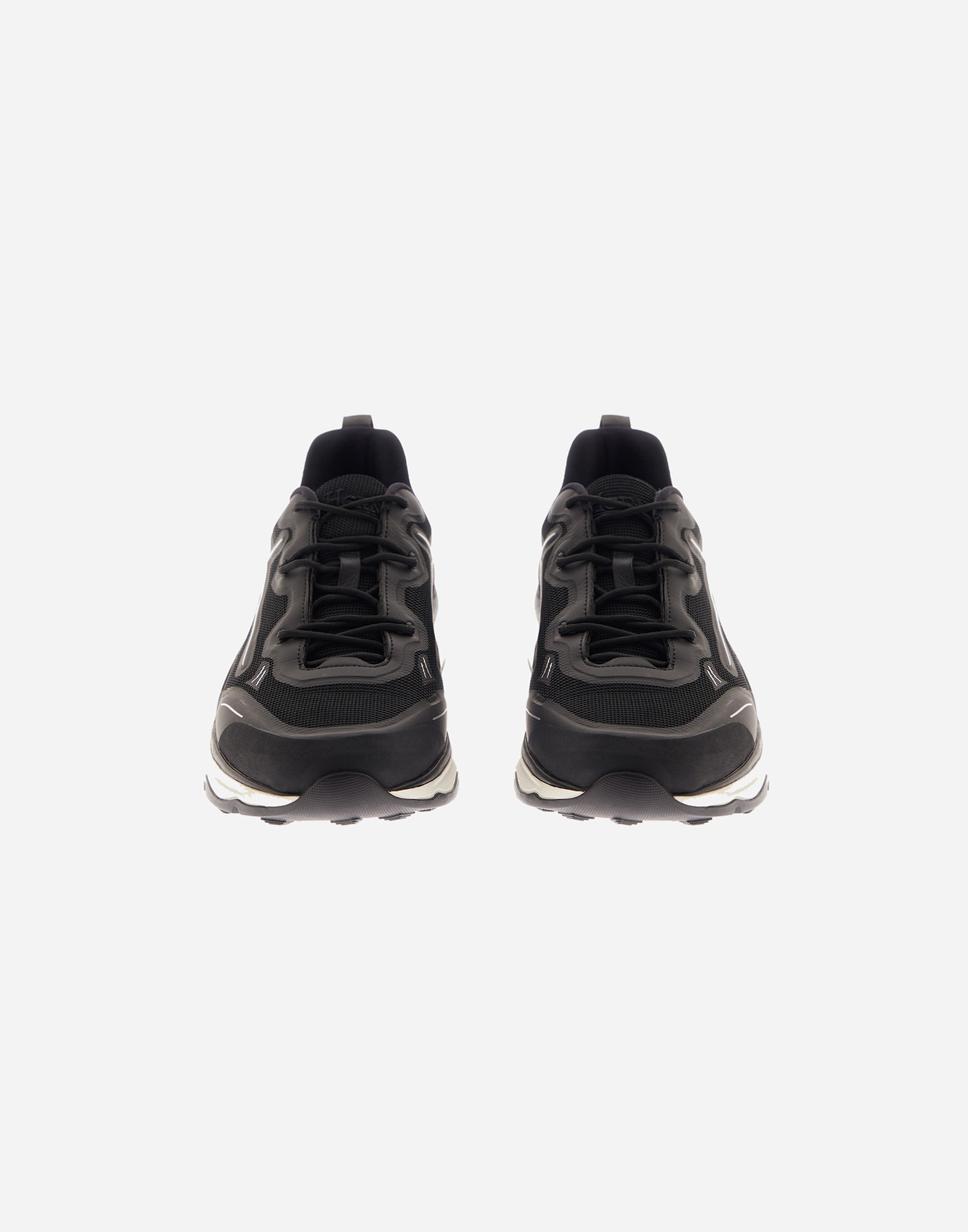 Herno Running Trainers In Nylon In Black