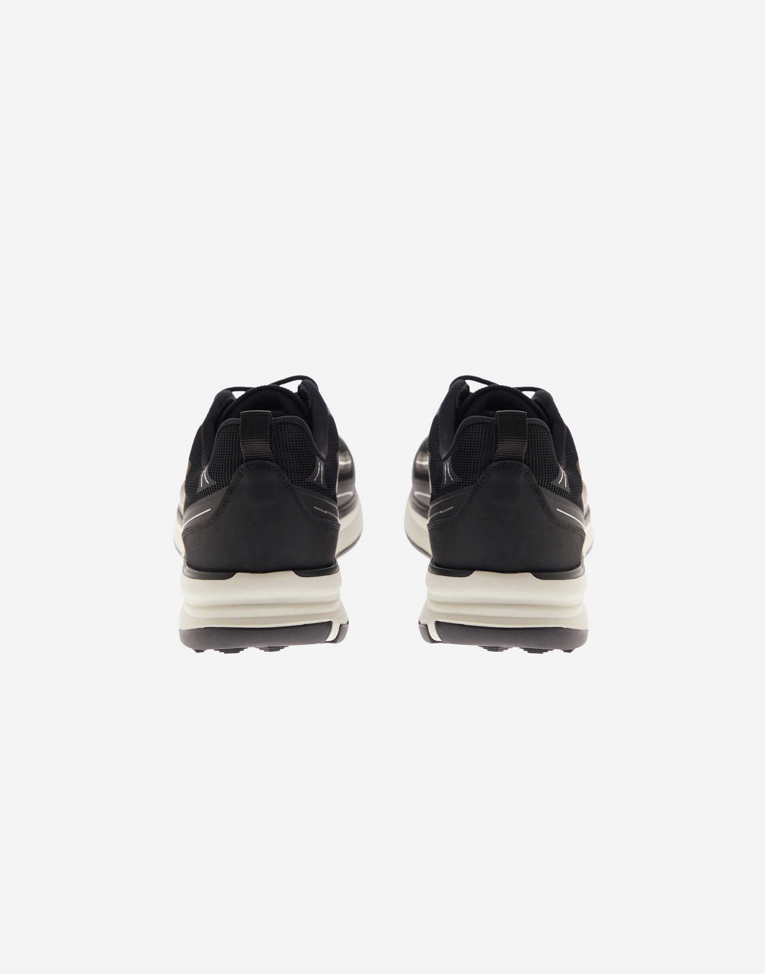 Herno Running Trainers In Nylon In Black