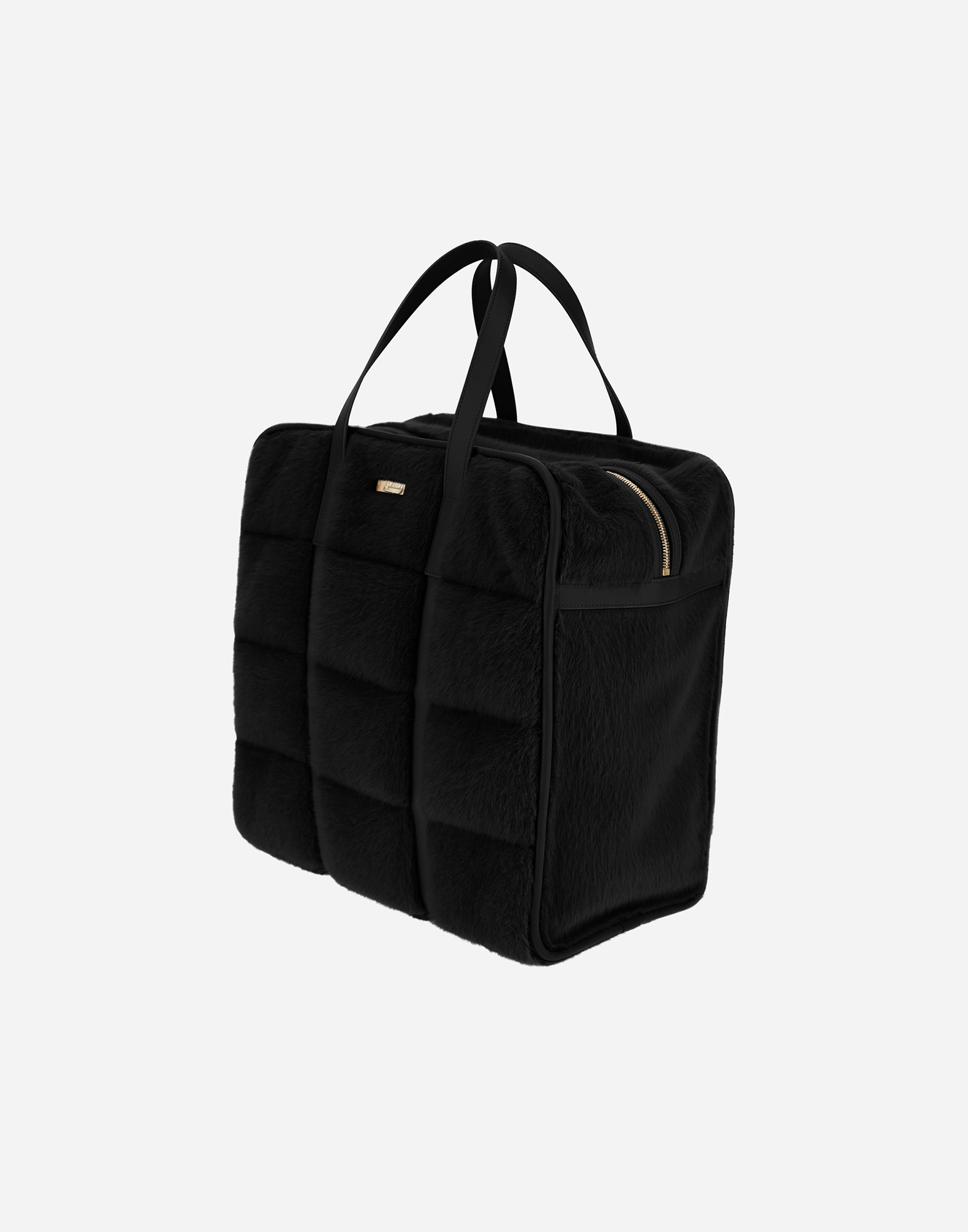 Herno Bag In Lady Alternative Fur In Black