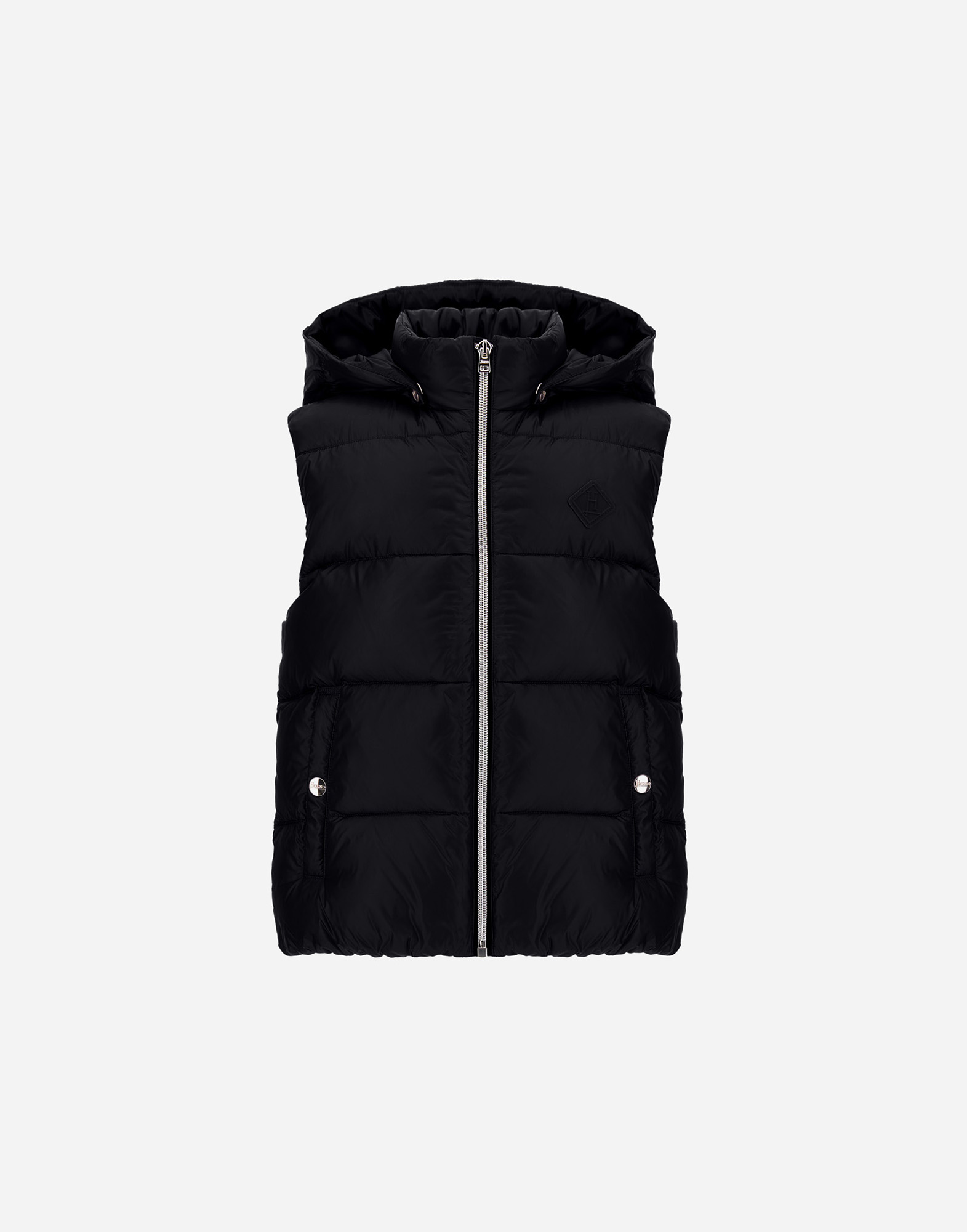 Herno Vest In Nylonâ Ultralight In Black