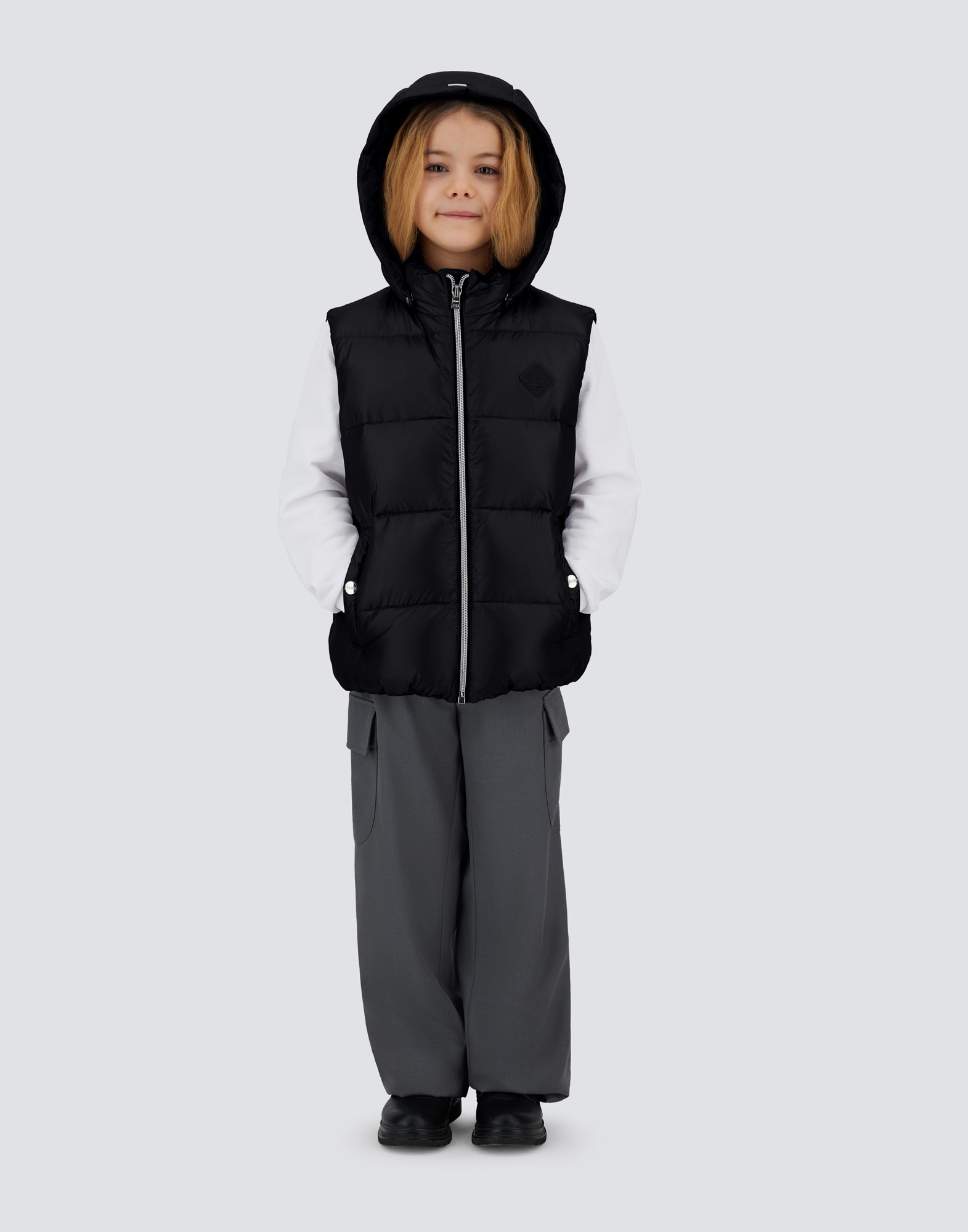 Herno Vest In Nylonâ Ultralight In Black