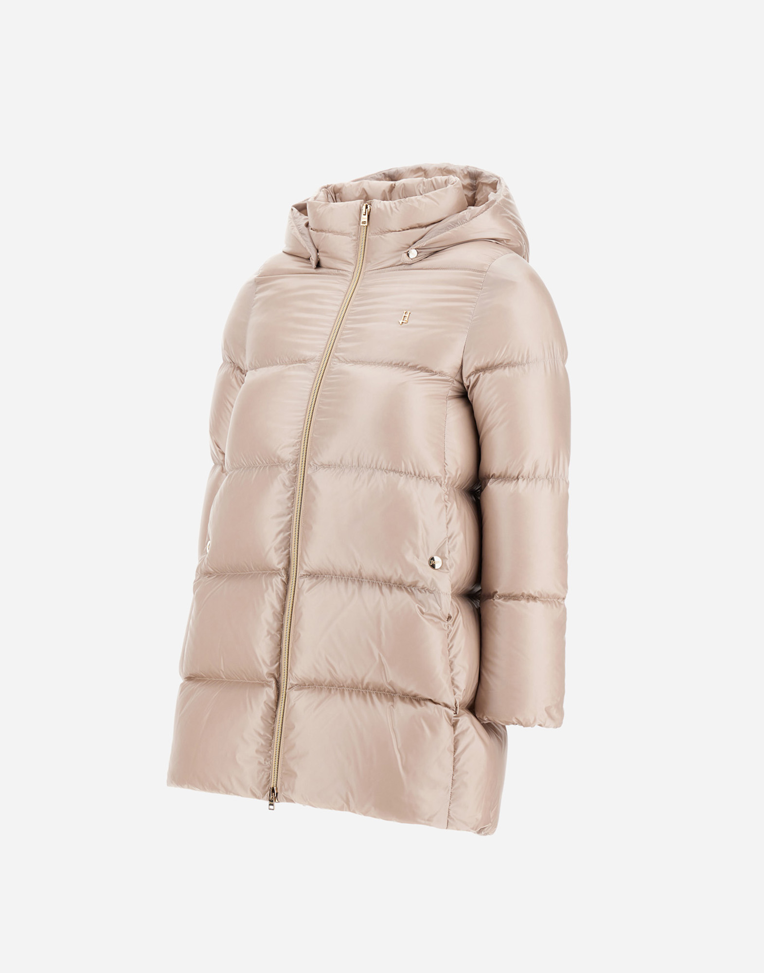 Herno A-shape Jacket In Nylon Ultralight In White