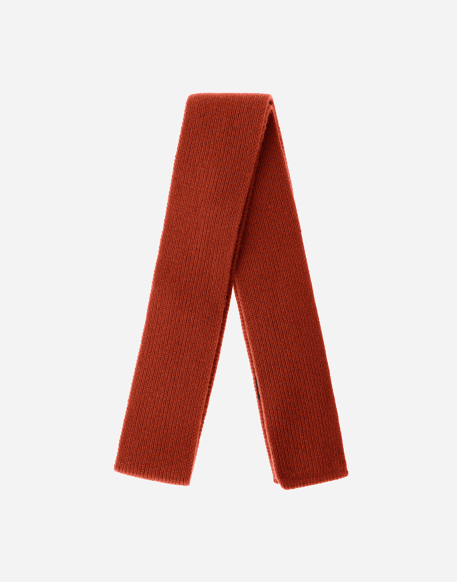 Herno Scarf In Plain Wool G.5 In Orange
