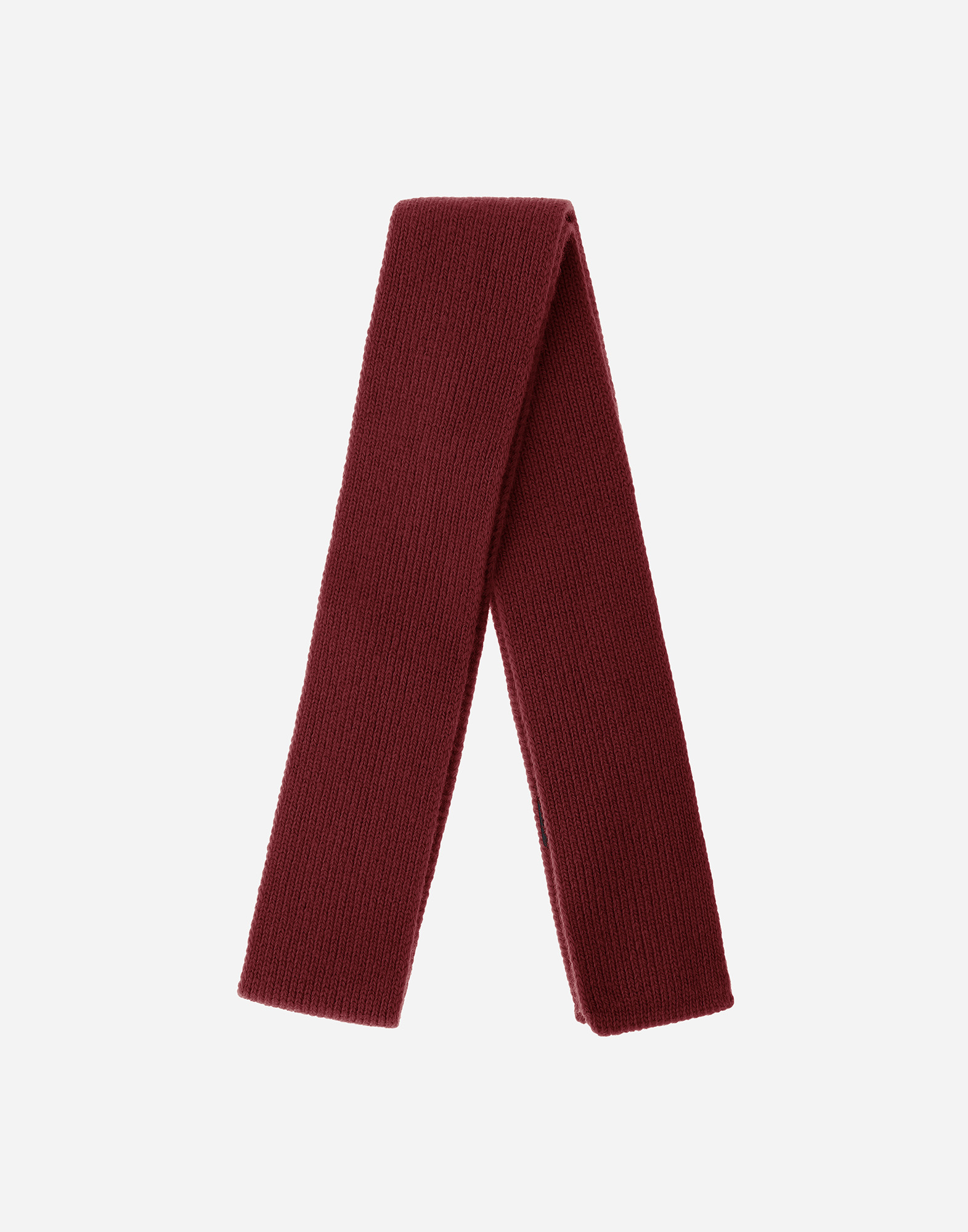 Herno Scarf In Plain Wool G.5 In Burgundy