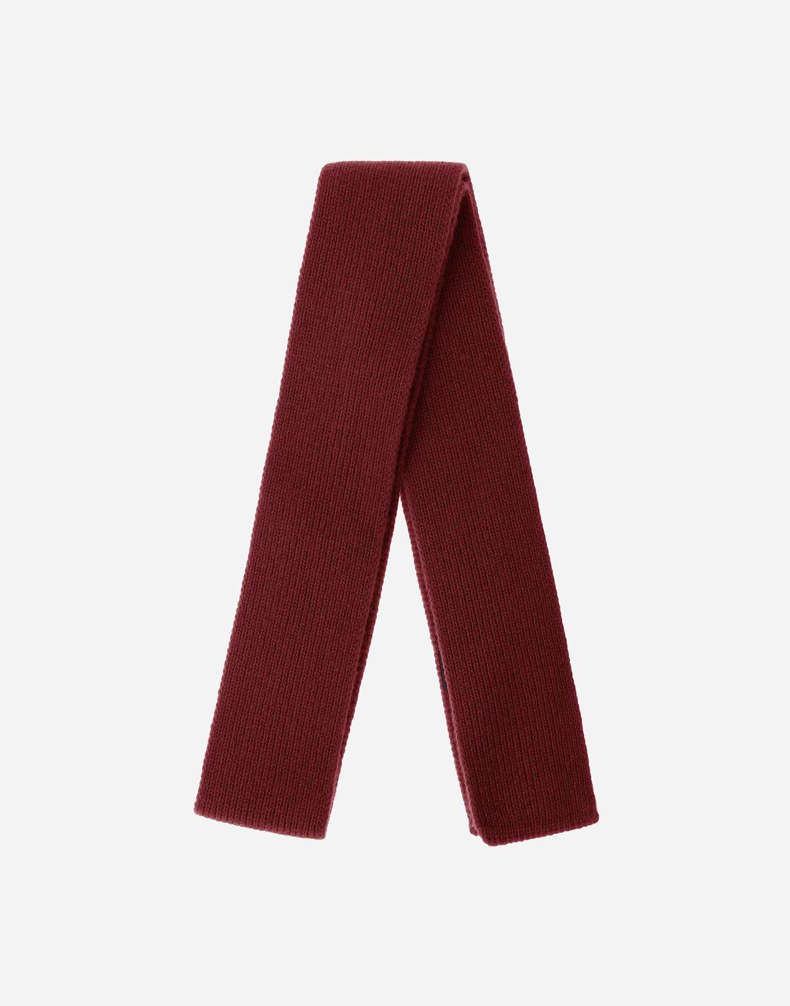 Herno Scarf In Plain Wool G.5 In Burgundy