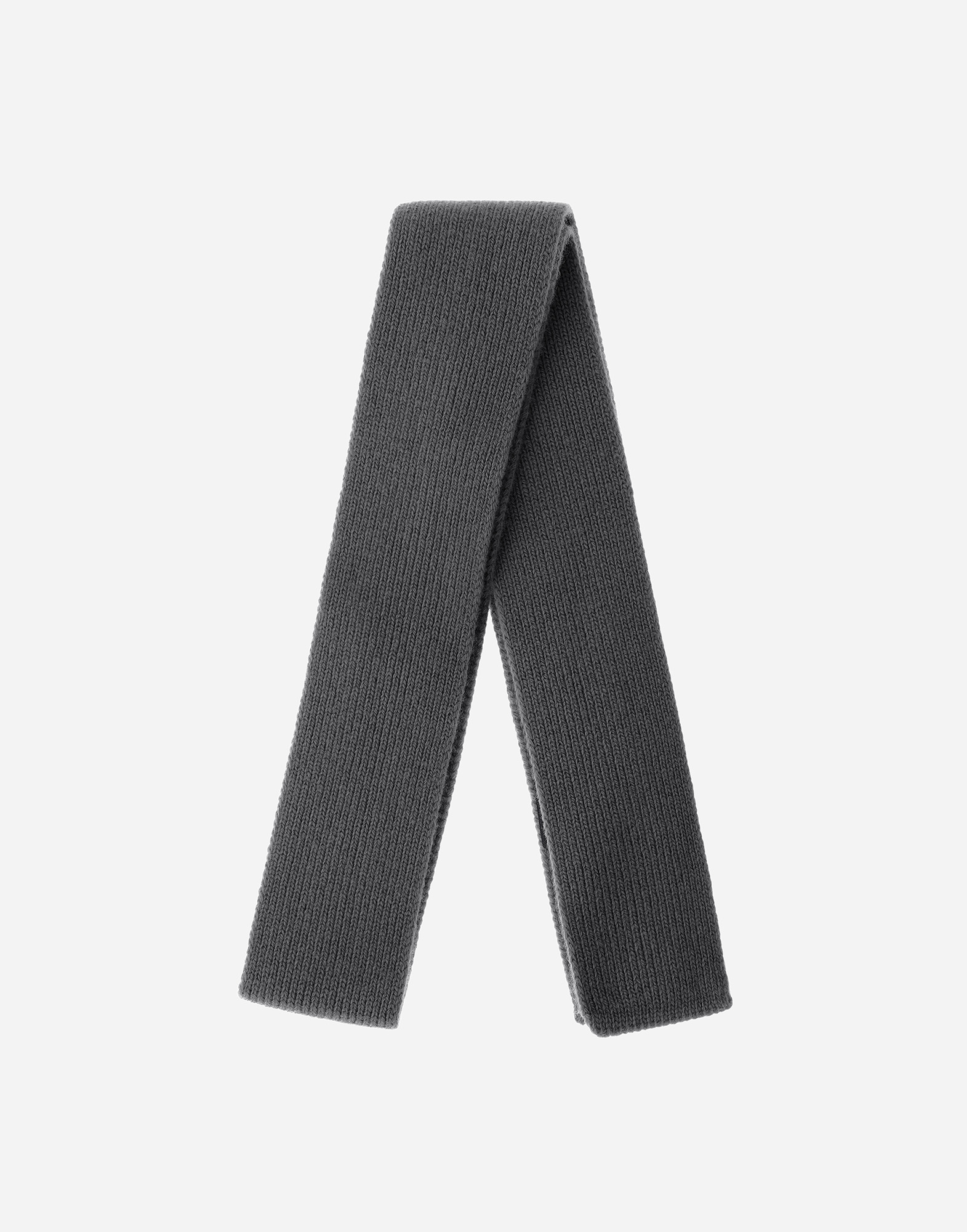 Herno Scarf In Plain Wool G.5 In Gray