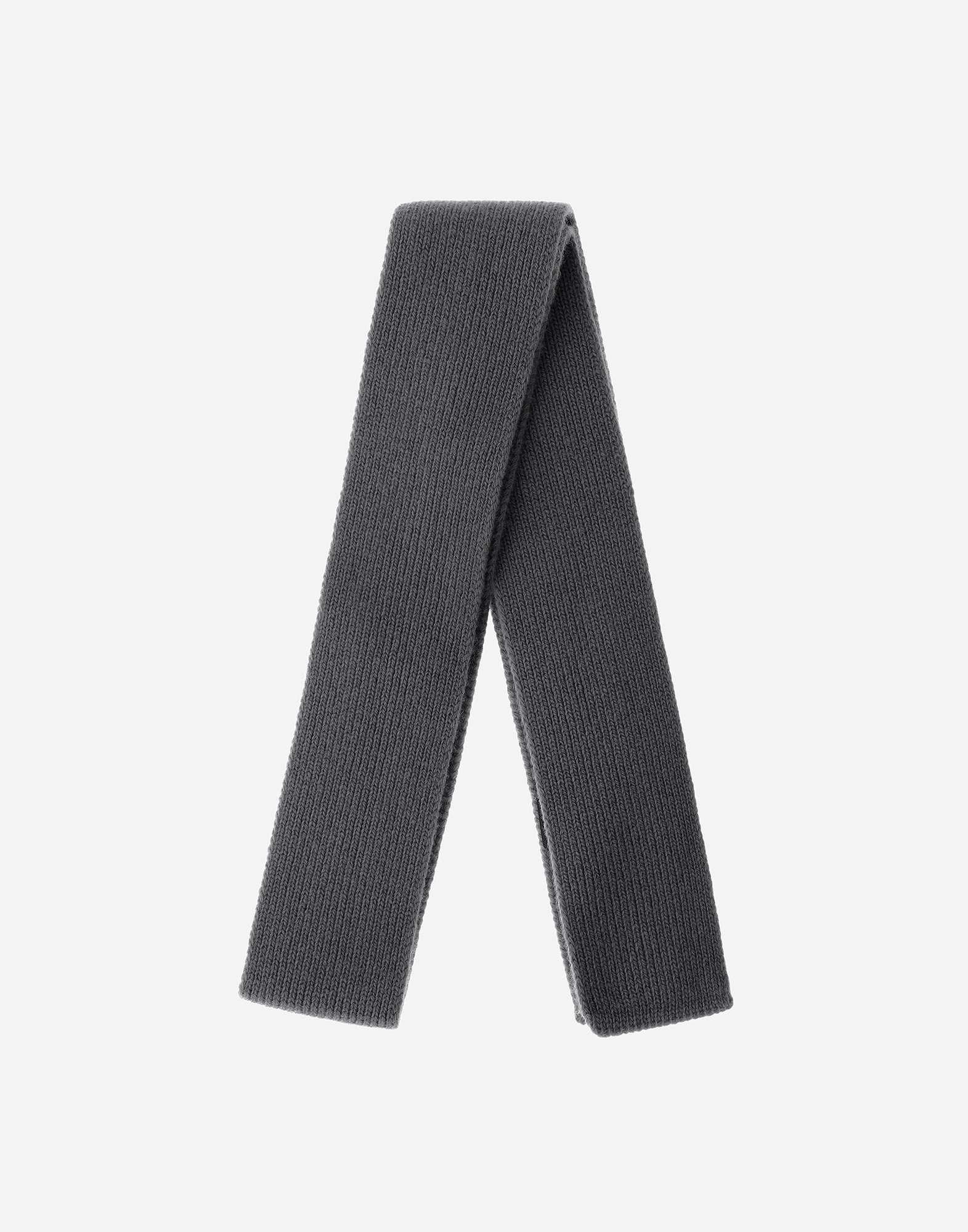 Herno Scarf In Plain Wool G.5 In Gray